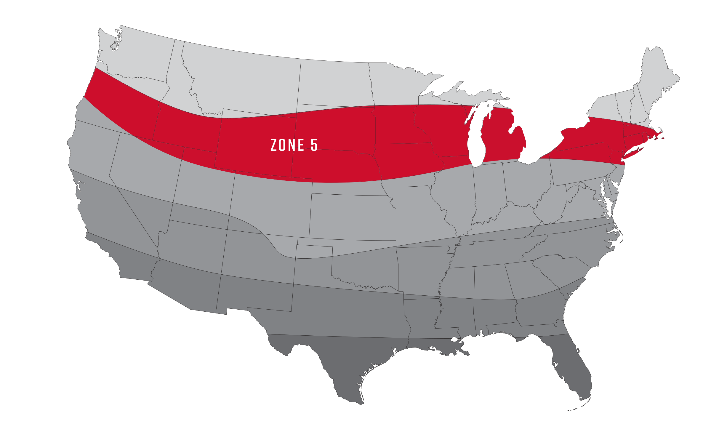 Zone 5 map