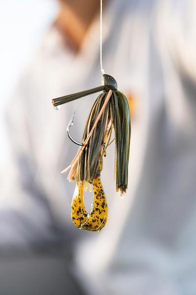 Tour Grade Swim Jig with a Rage Craw trailer